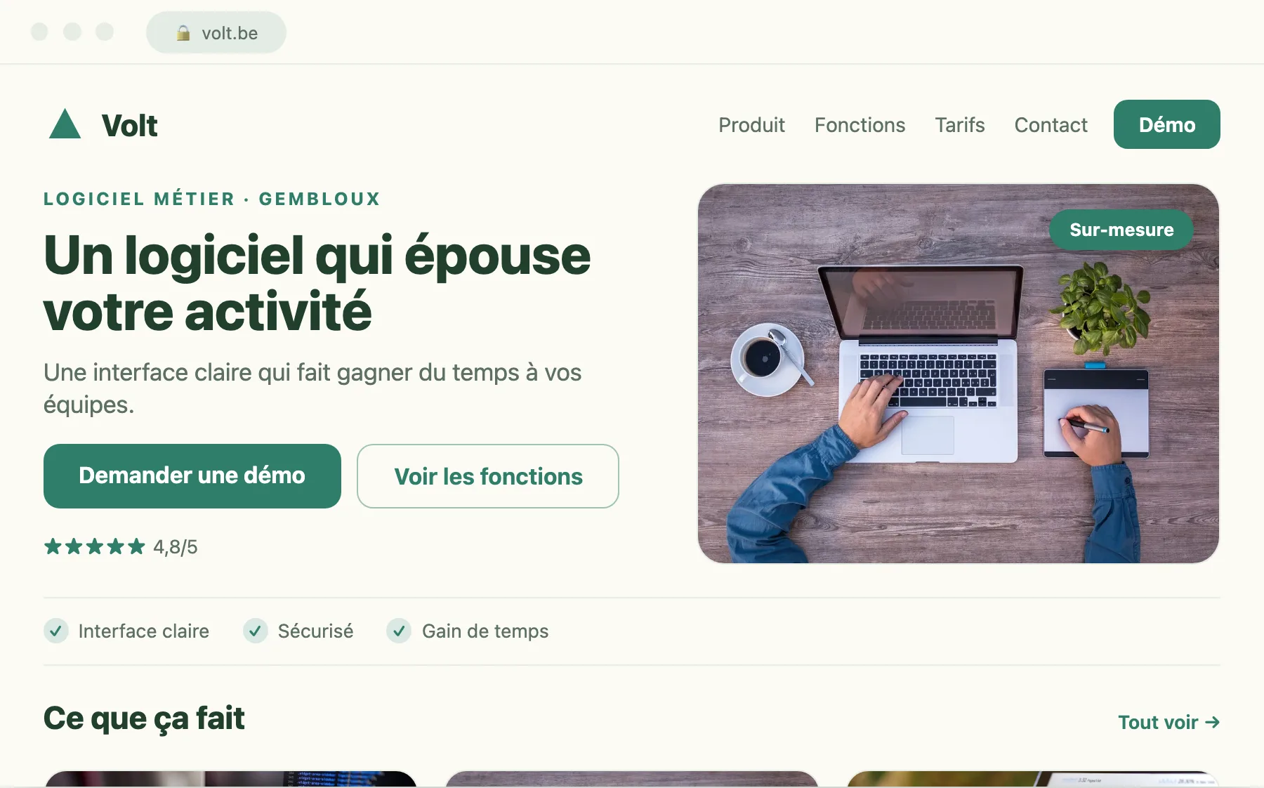 Mise en ligne — projet blog performant Aperçu d'un projet blog en ligne, optimisé et rapide