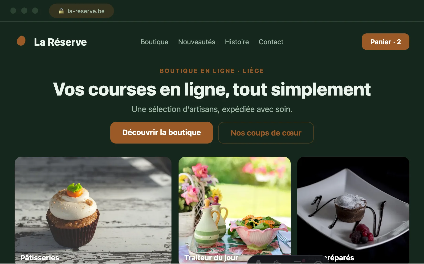 Détail d'interface — expertise cms Détail d'interface d'un projet cms réalisé par Scornidigital