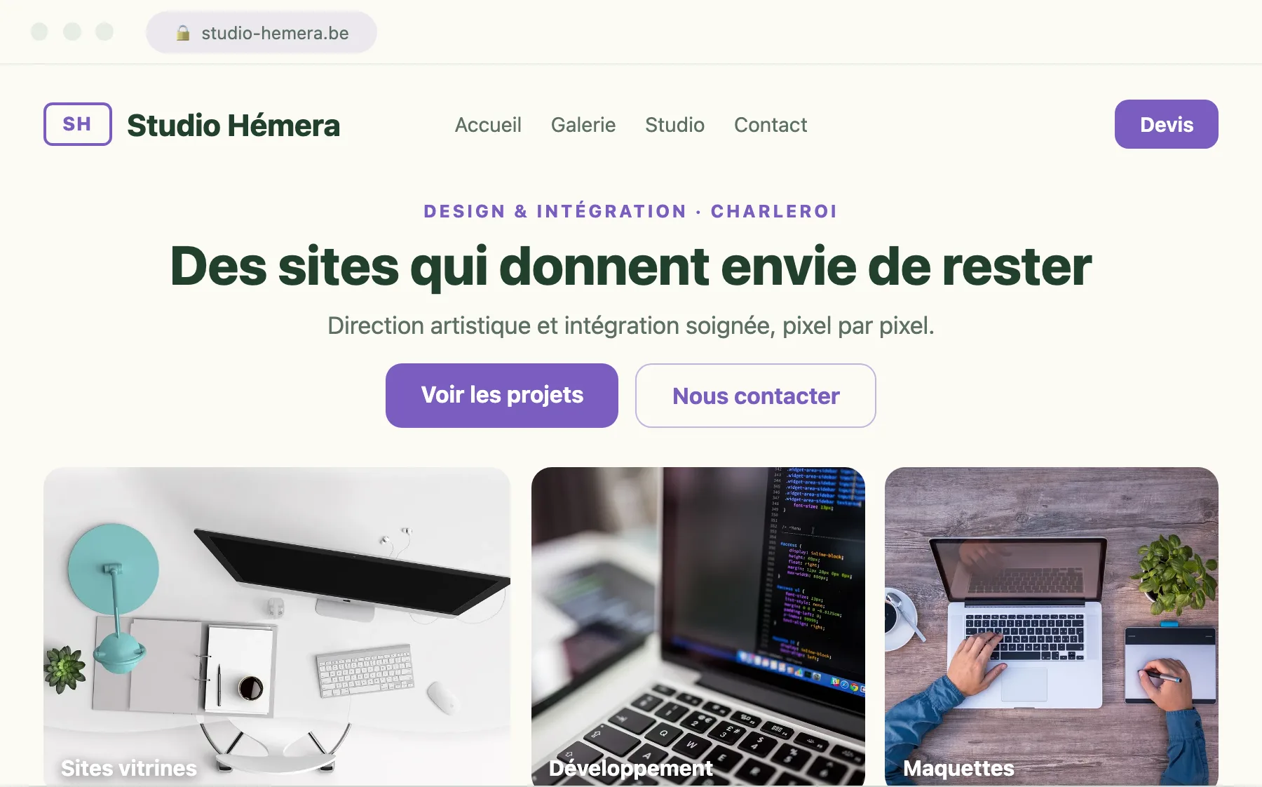 Mise en ligne — projet cms performant Aperçu d'un projet cms en ligne, optimisé et rapide