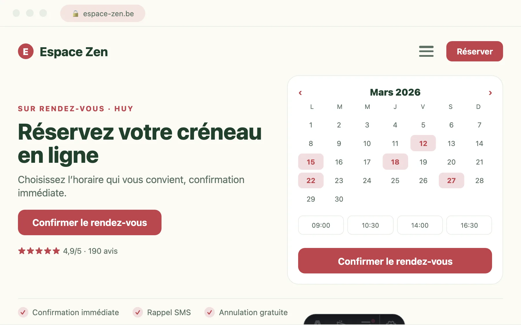 Mise en ligne — projet zones d'intervention performant Aperçu d'un projet zones d'intervention en ligne, optimisé et rapide